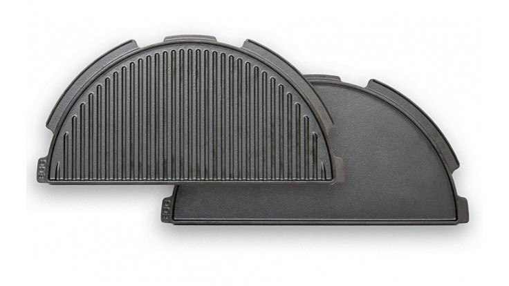 big green egg half moon plancha